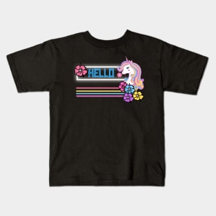 Cute Unicor Design Kids T-Shirt